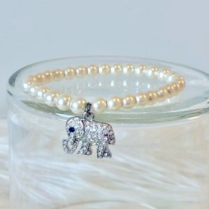 John Wind elephant pearl bracelet